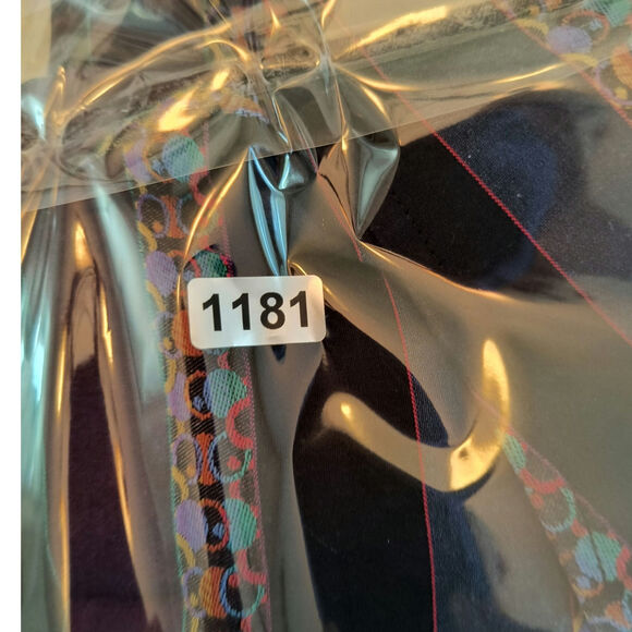 Luchiano Visconti Shirt Men's L Striped Long Sleeve Flip Cuff Multicolor Cotton - Picture 14 of 14